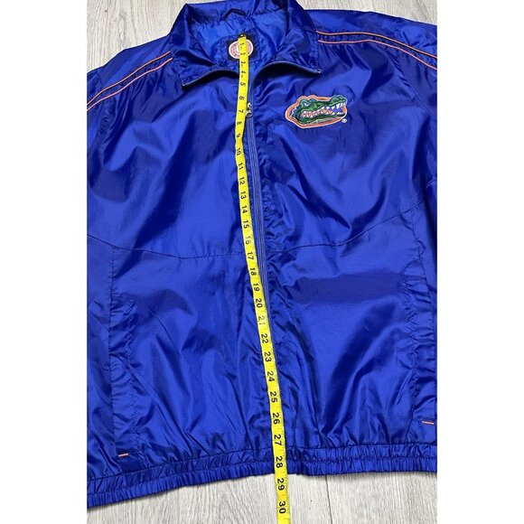 University Of Florida Gators Windbreaker Jacket Mens Size XL Blue Embroidered - Picture 5 of 6
